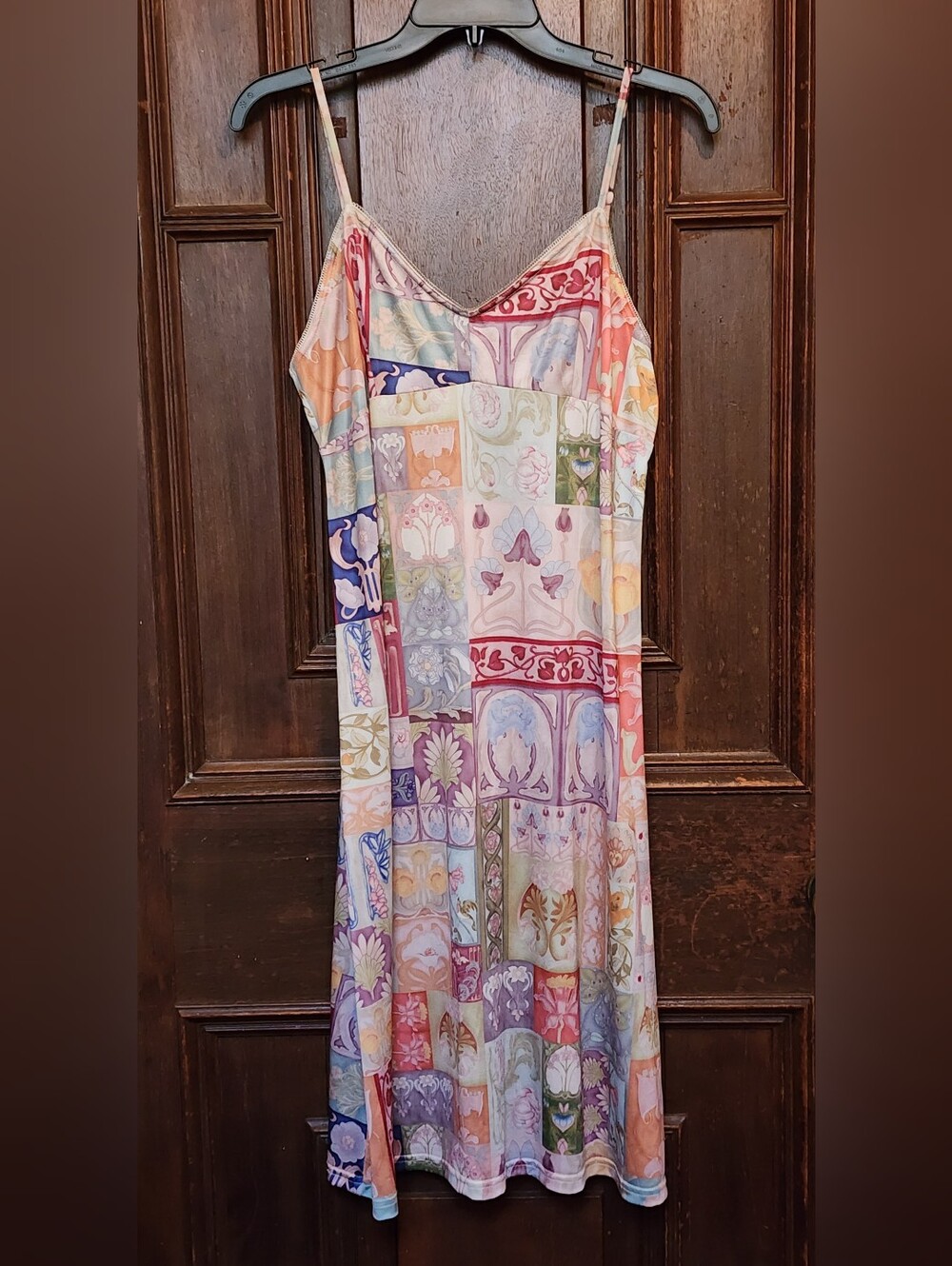 Zimmerman Patchwork Art Nouveau Slip Dress-Size 2